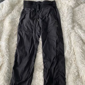 Black Lululemon Studio Mid-Rise Pant